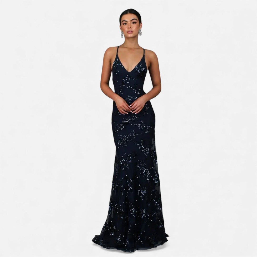 Jasmine | Effortless Sequin Floral Mermaid Party Dresses for Women