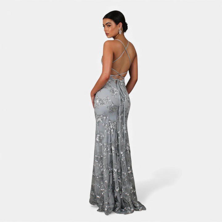 Jasmine | Effortless Sequin Floral Mermaid Party Dresses for Women