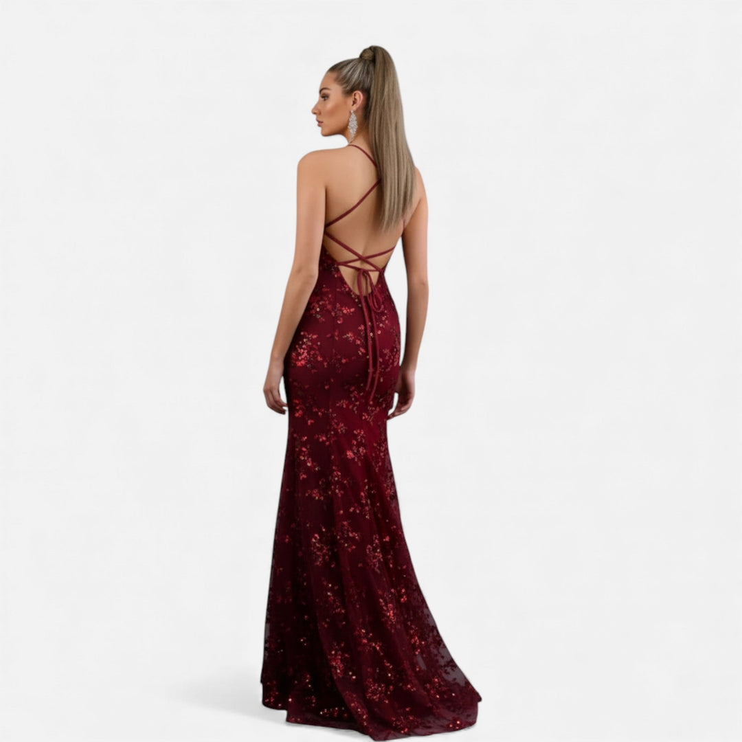 Jasmine | Effortless Sequin Floral Mermaid Party Dresses for Women