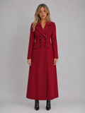 Jasmine | Elegant Tailored Double-Breasted Long Jacket