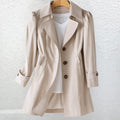 Jessica | Sophisticated Longline Trench Style Long Jacket