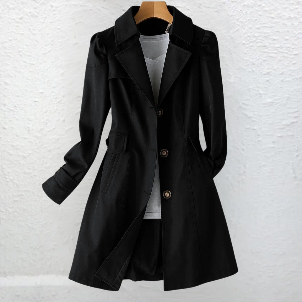 Jessica | Sophisticated Longline Trench Style Long Jacket