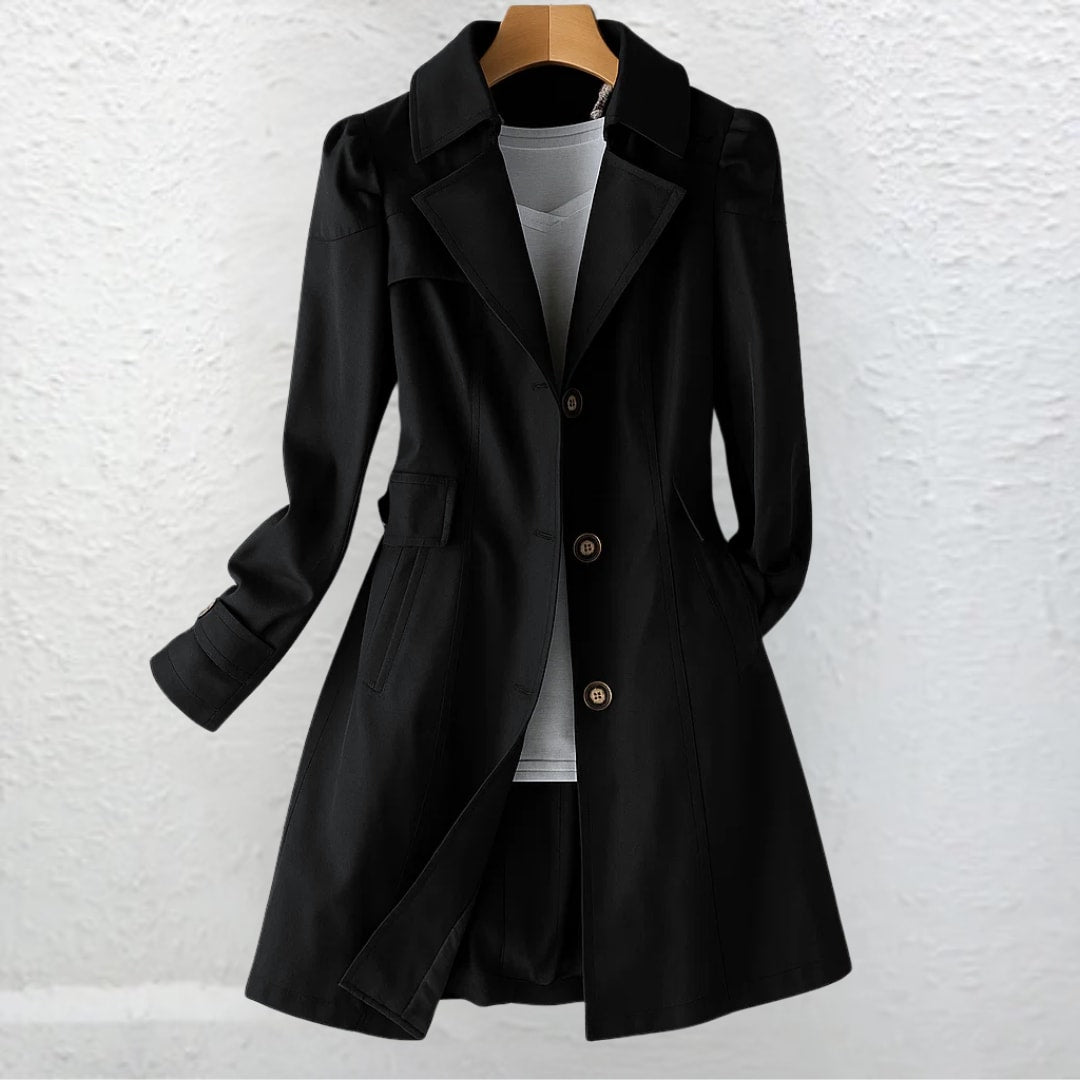 Jessica | Sophisticated Longline Trench Style Long Jacket