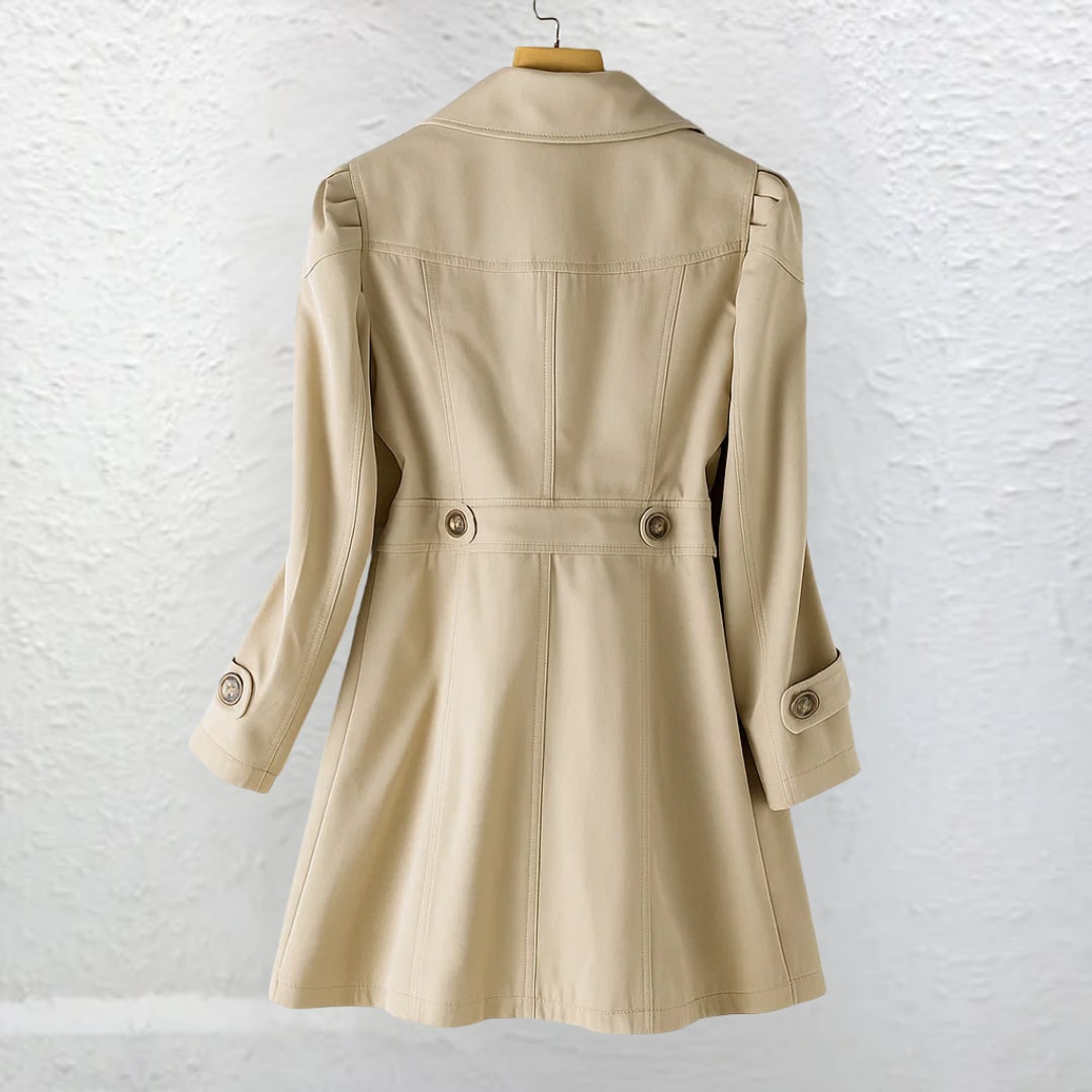Jessica | Sophisticated Longline Trench Style Long Jacket