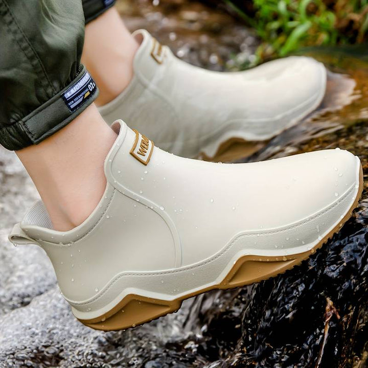 Jessica | Stylish Chunky Sole Rain Ankle Boots