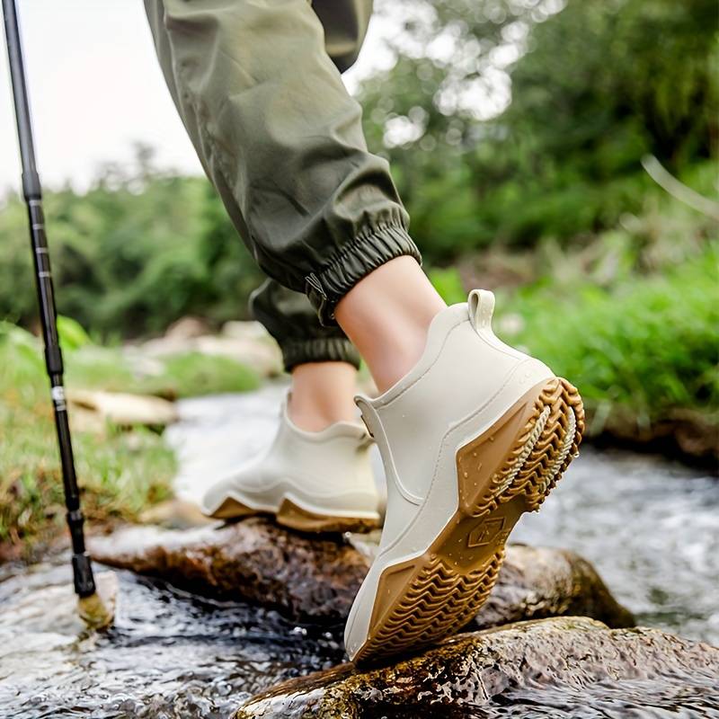 Jessica | Stylish Chunky Sole Rain Ankle Boots