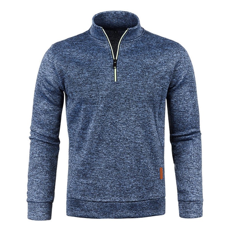 Joseph | Sophisticated Quarter Zip Mens Roll Neck Jumper