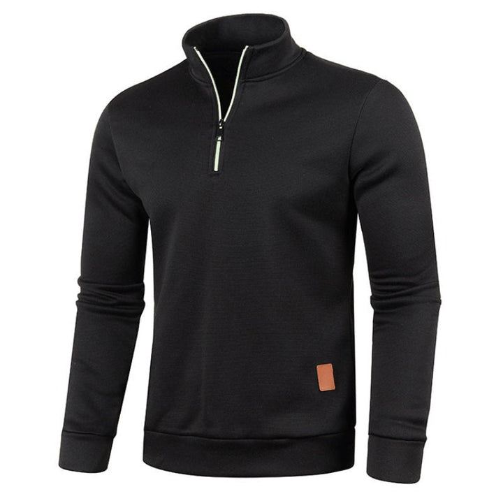 Joseph | Sophisticated Quarter Zip Mens Roll Neck Jumper