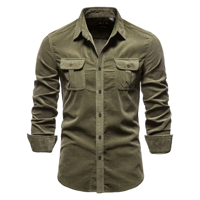 Joshua | Vintage Button Front Mens Winter Jacket