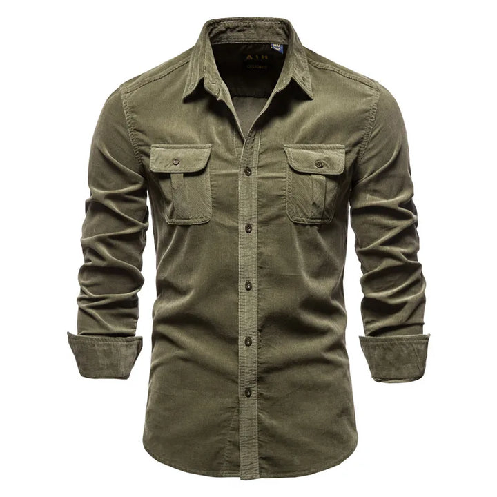 Joshua | Vintage Button Front Mens Winter Jacket