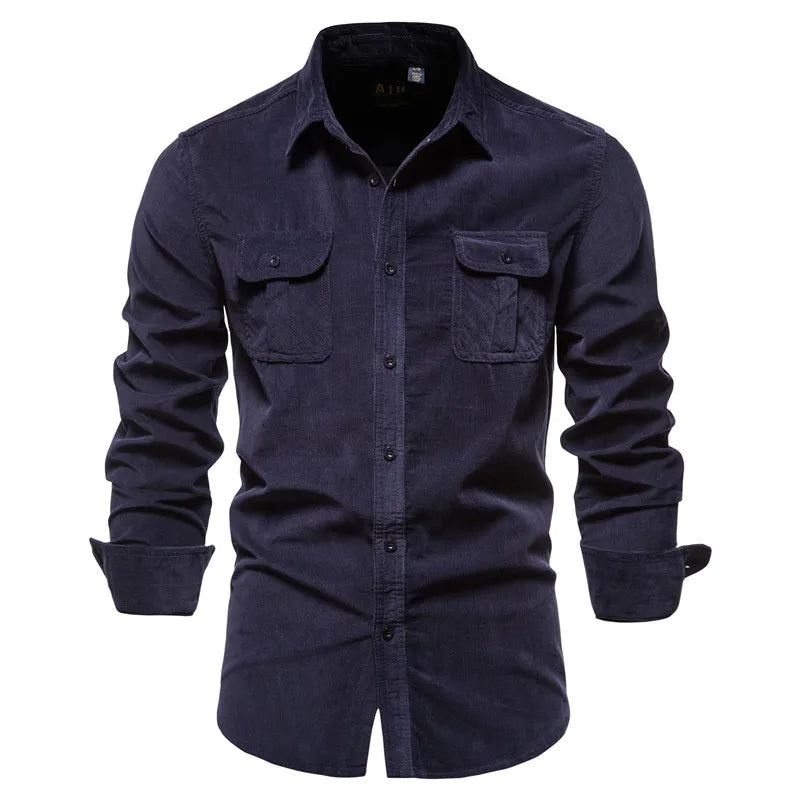 Joshua | Vintage Button Front Mens Winter Jacket
