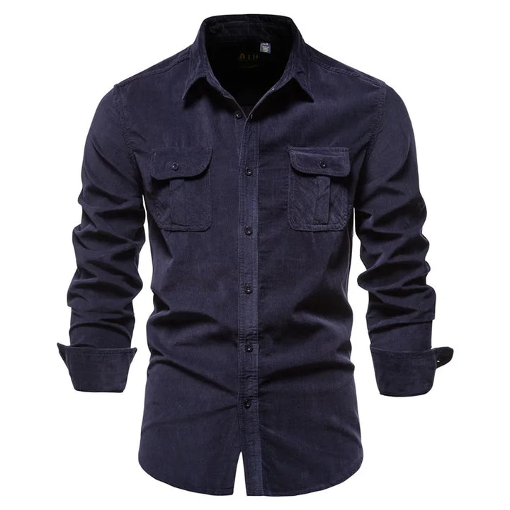 Joshua | Vintage Button Front Mens Winter Jacket