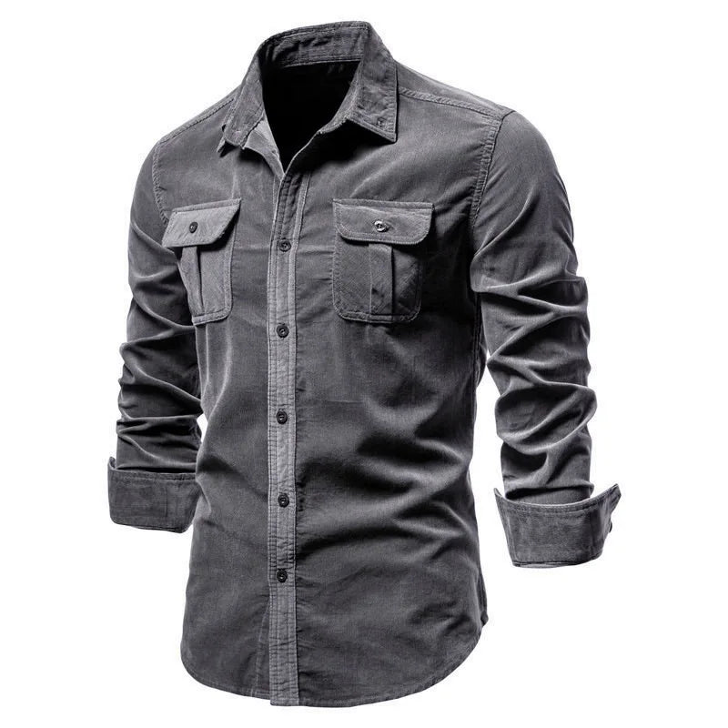 Joshua | Vintage Button Front Mens Winter Jacket