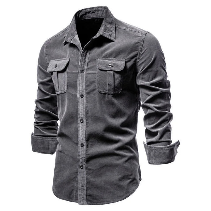 Joshua | Vintage Button Front Mens Winter Jacket
