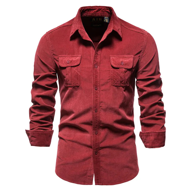 Joshua | Vintage Button Front Mens Winter Jacket