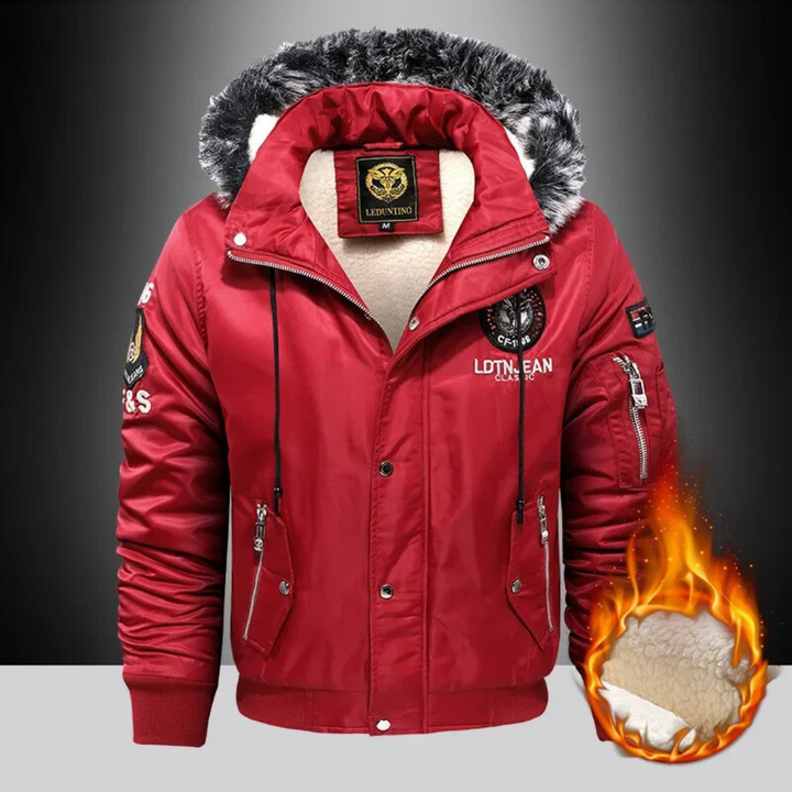 Jude | Cosy Hooded Zip-Up Mens Winter Coat