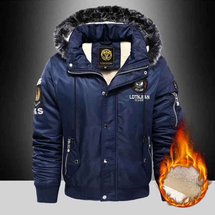 Jude | Cosy Hooded Zip-Up Mens Winter Coat