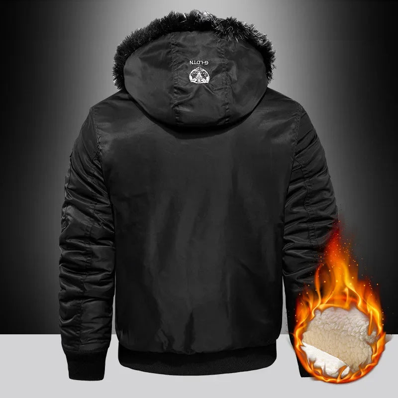 Jude | Cosy Hooded Zip-Up Mens Winter Coat