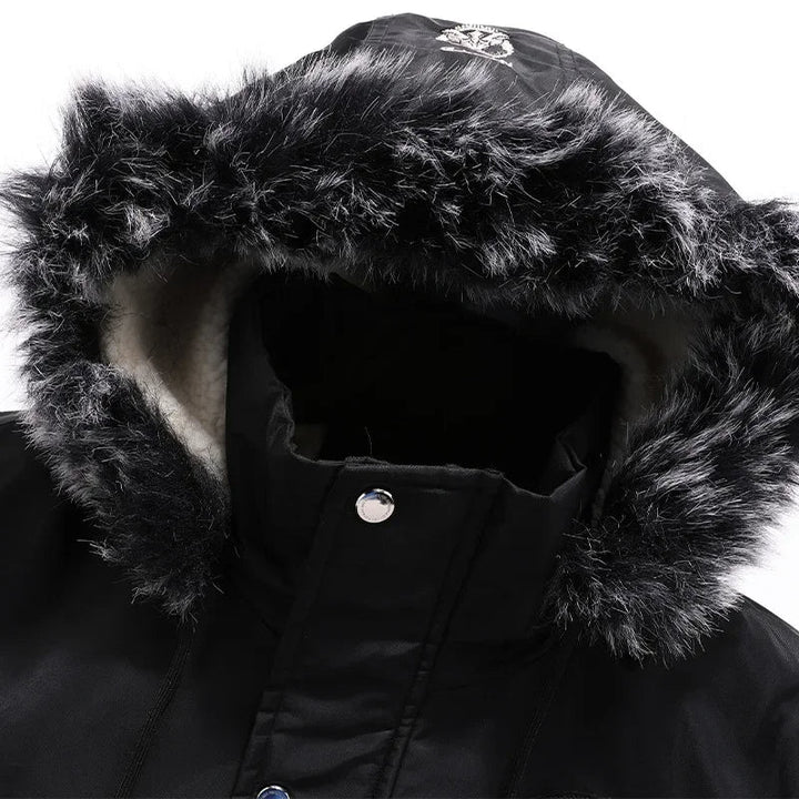 Jude | Cosy Hooded Zip-Up Mens Winter Coat