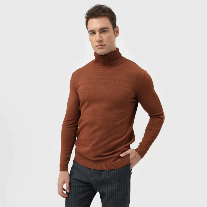 Kai | Stylish Muscle Fit Mens Roll Neck Jumper