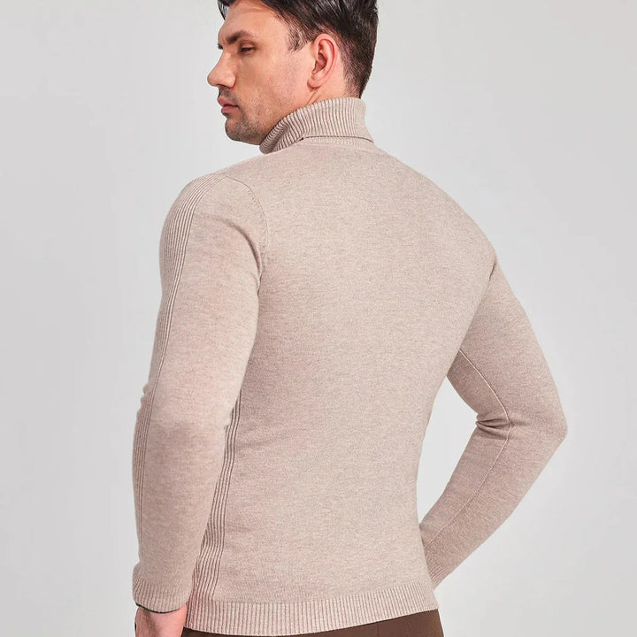 Kai | Stylish Muscle Fit Mens Roll Neck Jumper
