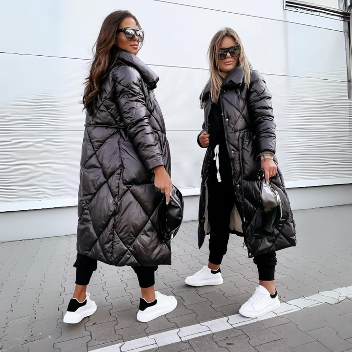Lara | Timeless Long Quilted Winter Puffer Jacket