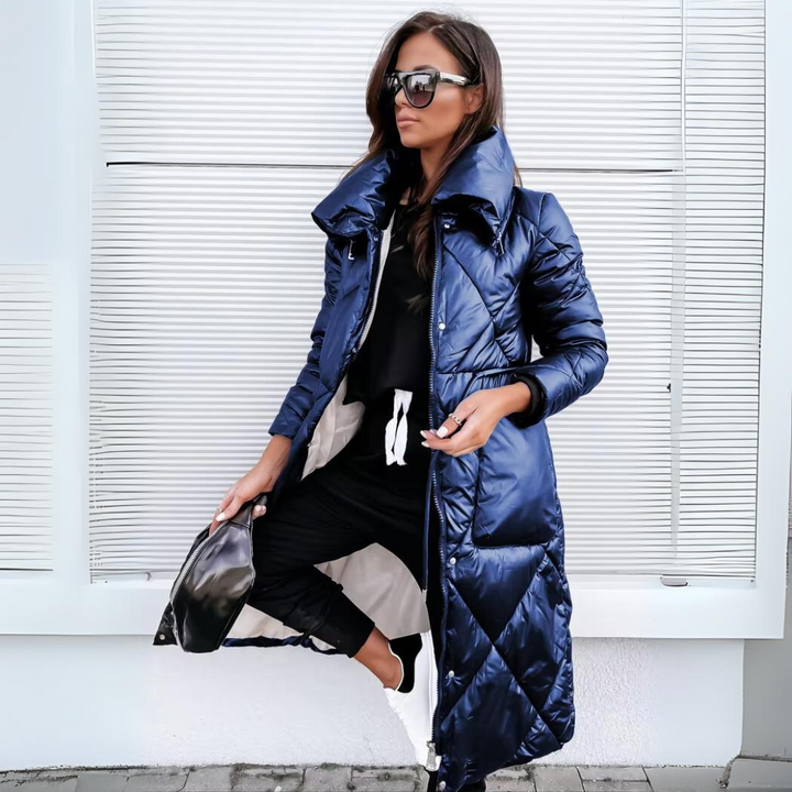 Lara | Timeless Long Quilted Winter Puffer Jacket