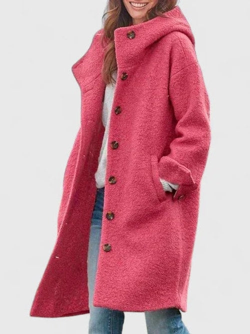 Layla | Stylish Hooded Longline Winter Coat