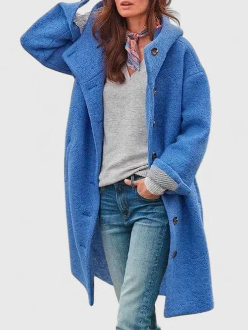 Layla | Stylish Hooded Longline Winter Coat