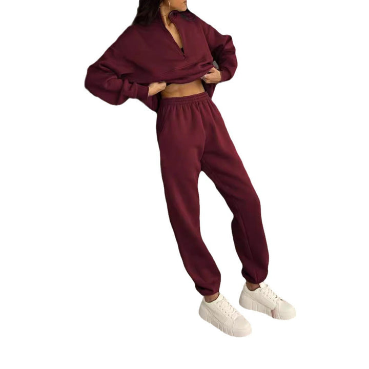 Lily | Half Zip Two Piece Lounge Set