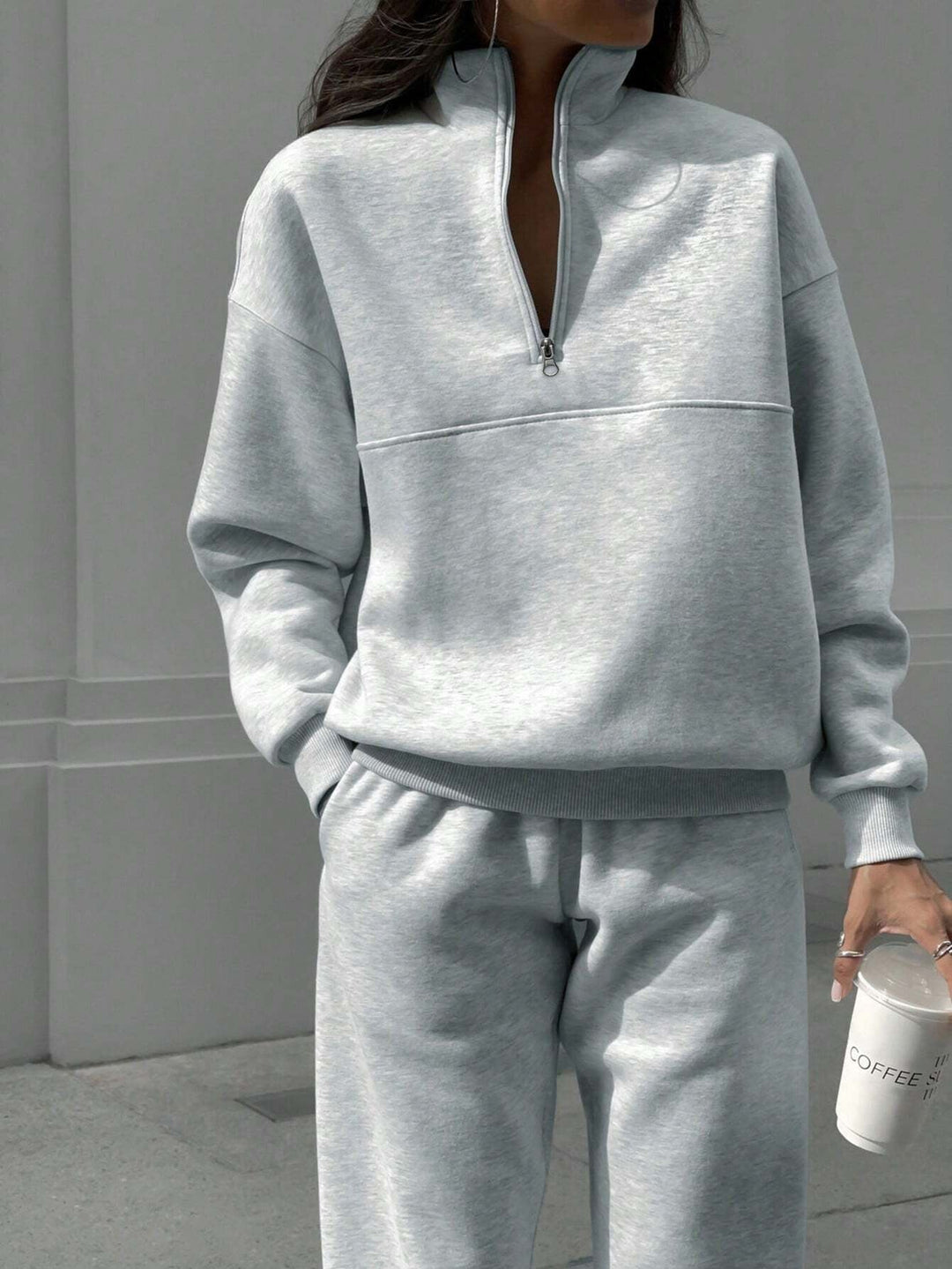 Lily | Half Zip Two Piece Lounge Set