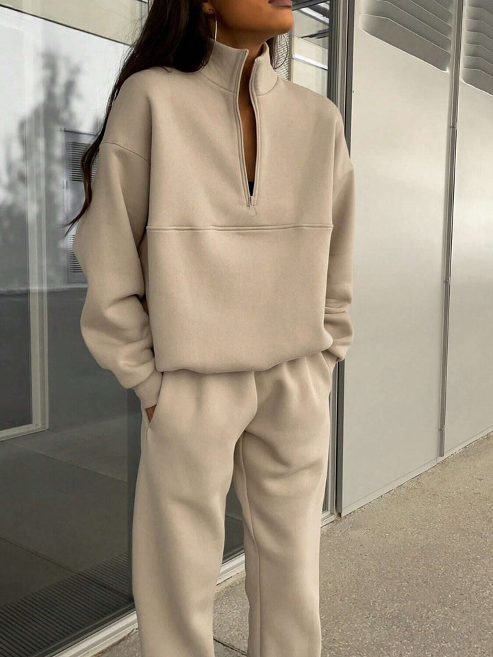 Lily | Half Zip Two Piece Lounge Set