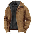 Logan | Graceful Hooded Fleece-Lined Bomber Jacket with Zip Pockets