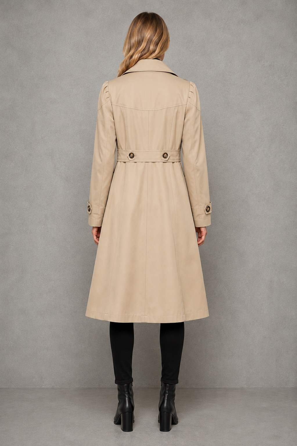 Lottie | Sophisticated Tailored Longline Trench Long Jacket