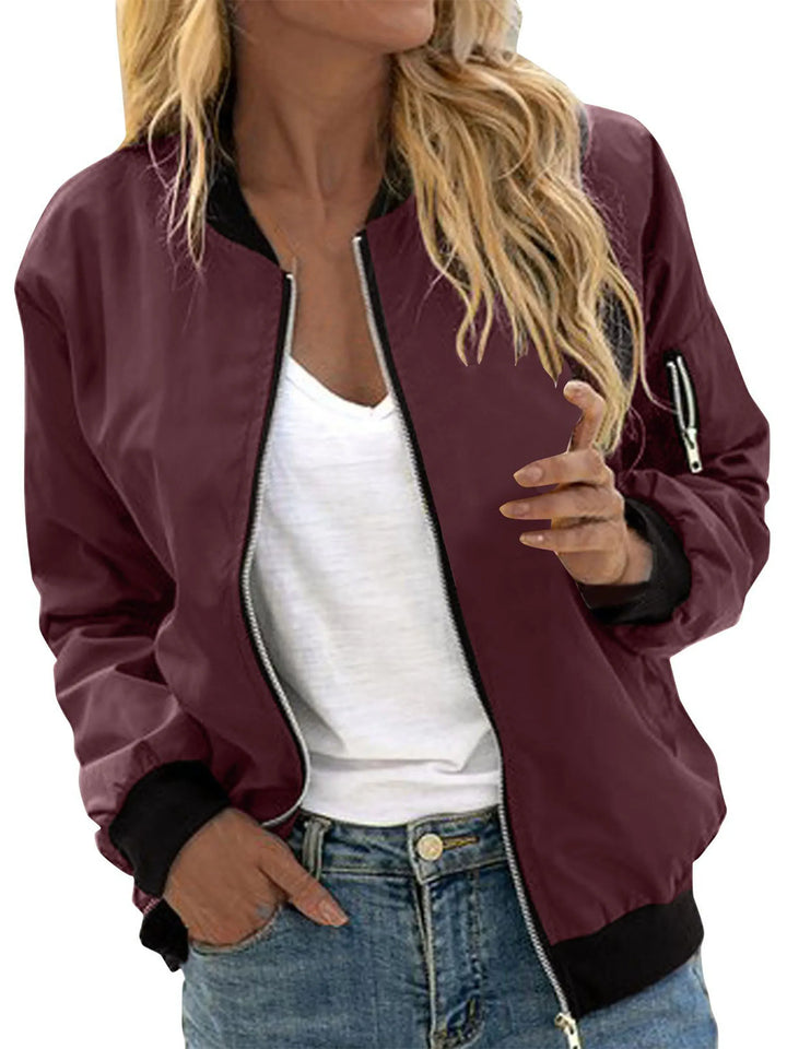 Lottie | Zip Up Bomber Winter Jacket