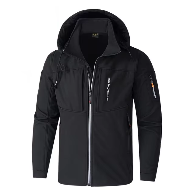Lucas | Cosy Hooded Full Zip Mens Fleece Jacket