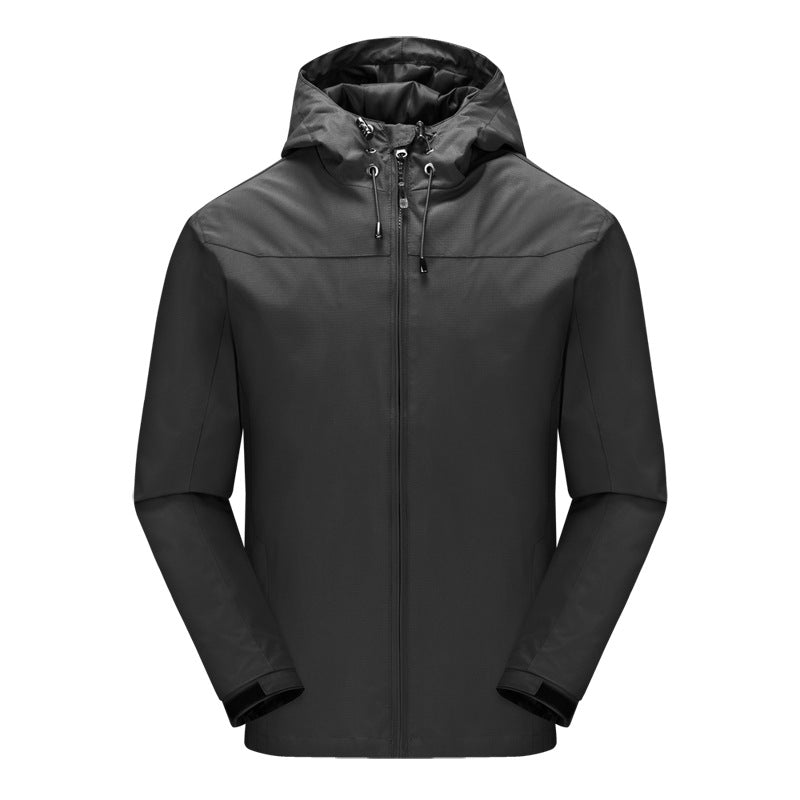 Lucas | Hooded Mens Waterproof Jacket for Walking