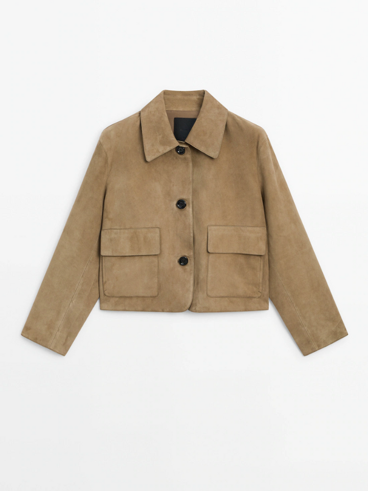 Lyla | Polished Cropped Button Front Winter Coat