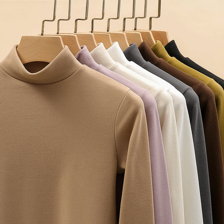 Lyra | Fitted Long Sleeve Roll Neck Jumper
