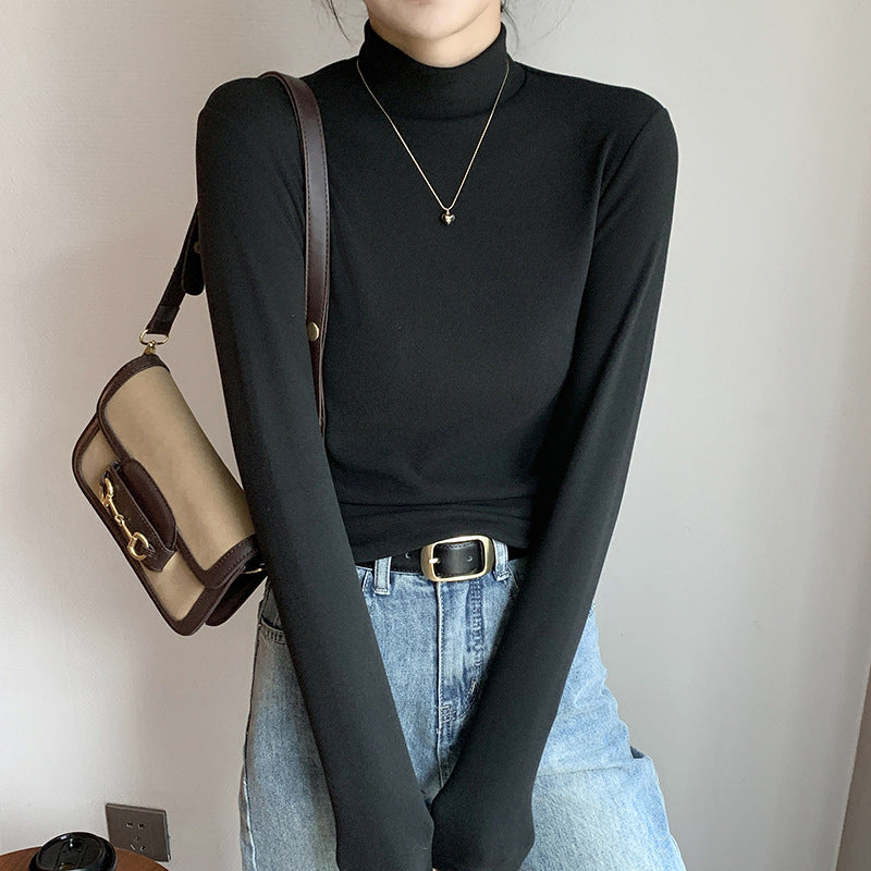 Lyra | Fitted Long Sleeve Roll Neck Jumper