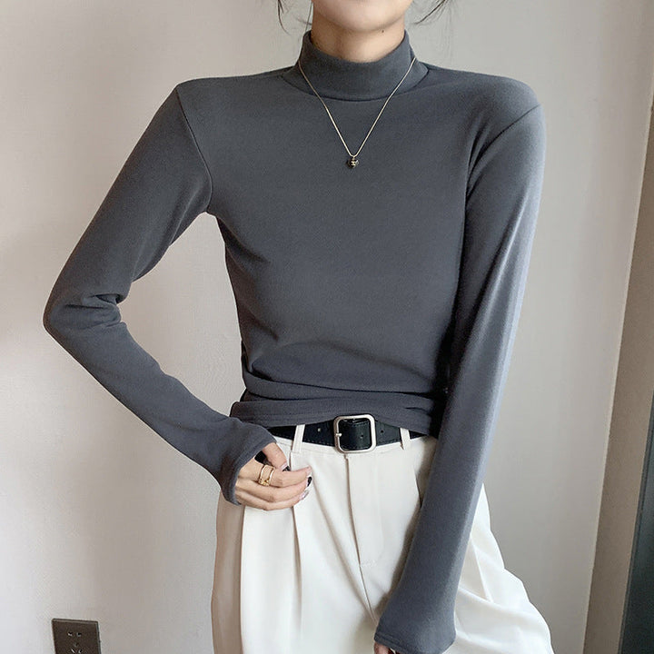 Lyra | Fitted Long Sleeve Roll Neck Jumper