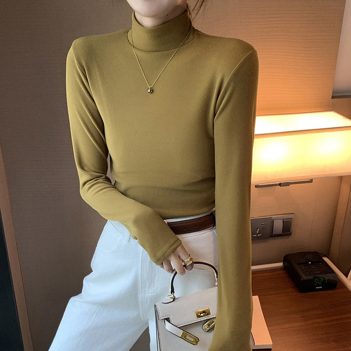 Lyra | Fitted Long Sleeve Roll Neck Jumper