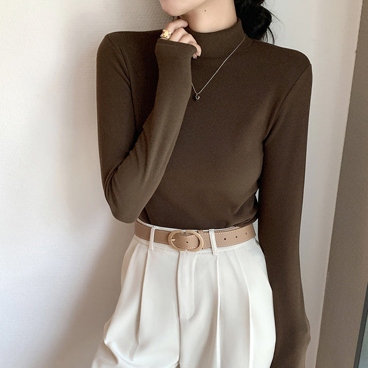 Lyra | Fitted Long Sleeve Roll Neck Jumper