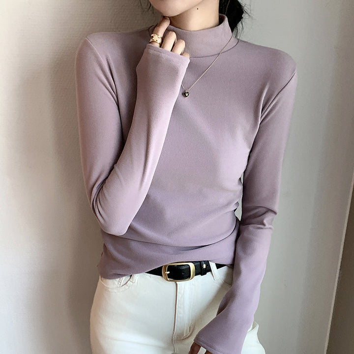 Lyra | Fitted Long Sleeve Roll Neck Jumper