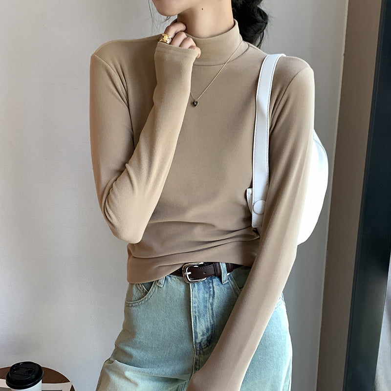 Lyra | Fitted Long Sleeve Roll Neck Jumper