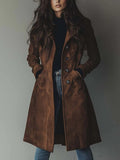 Lyra | Timeless Tailored Long Jacket Trench Coat