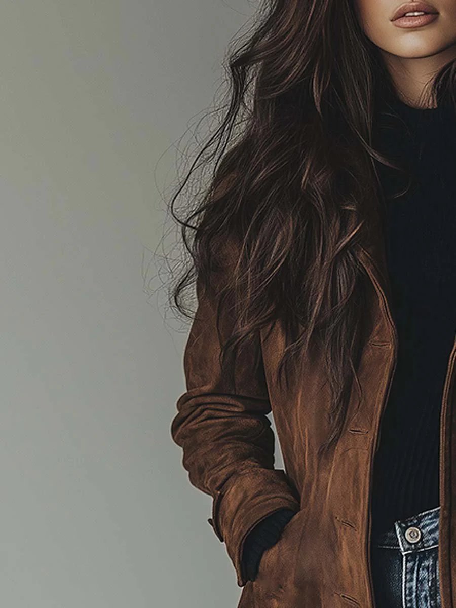 Lyra | Timeless Tailored Long Jacket Trench Coat