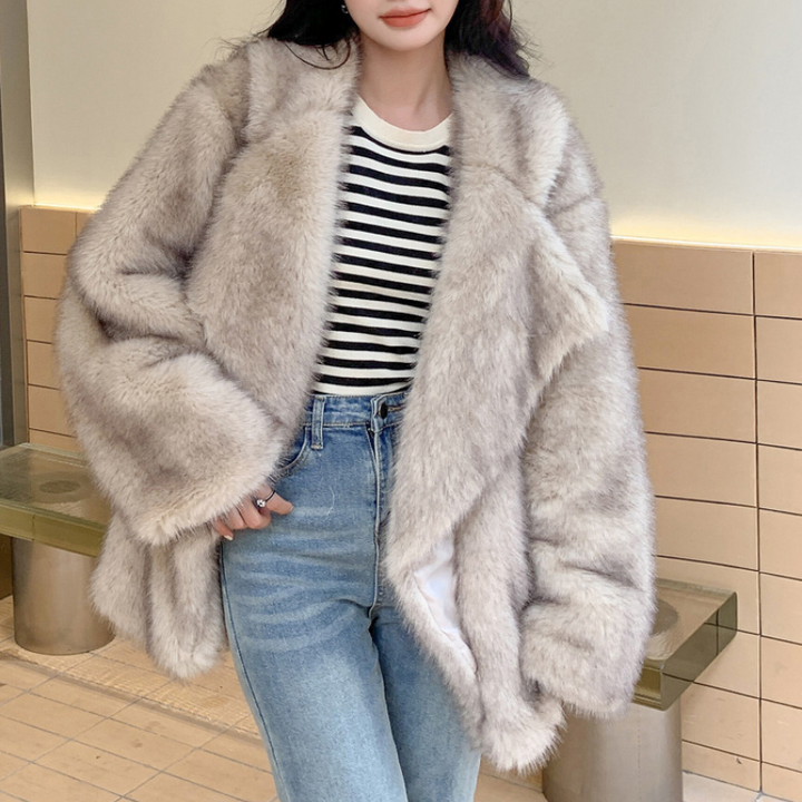 Mabel | Elegant Oversized Lapel Winter Coat