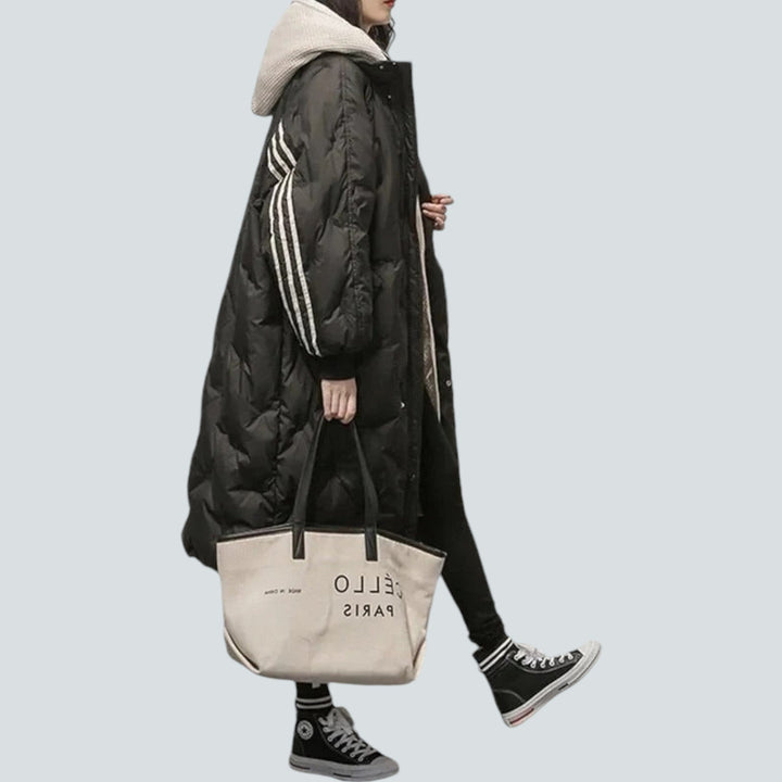 Mabel | Longline Hooded Quilted Jacket Winter Coat