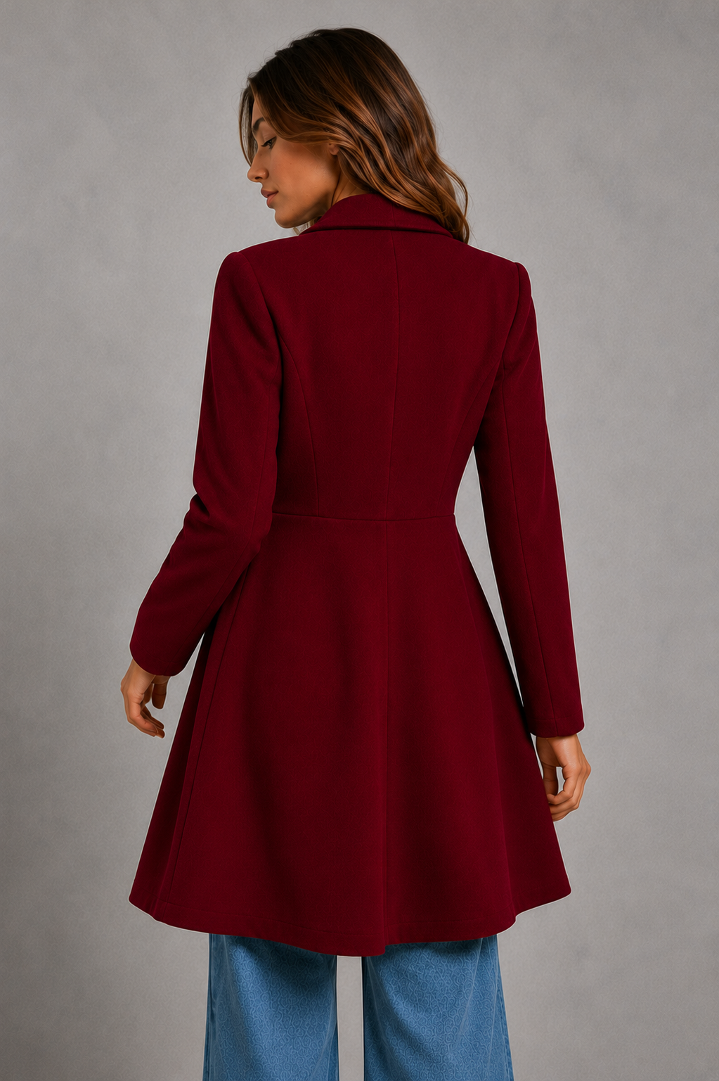 Maeve | Classic Tailored Longline Plus Size Coat